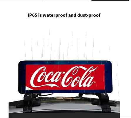 100000 ώρες διάρκεια ζωής P6 Full Color Outdoor SMD LED Mobile Screen Για εγκατάσταση στην κορυφή του αυτοκινήτου