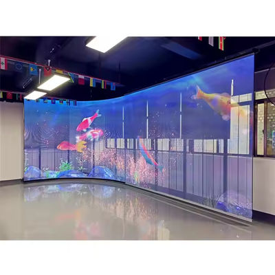 P3.9-7.8 Πλήρης χρώμα εσωτερική διαφανής οθόνη LED με υψηλή φωτεινότητα